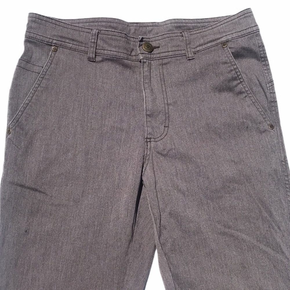 Columbia Men's Straight Fit Heather Brown Pants - Picture 2 of 11